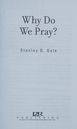 Why Do We Pray? (Basics of the Faith)