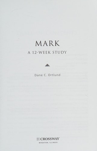 Mark: A 12-Week Study (Knowing the Bible)