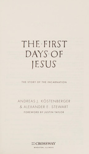 The First Days of Jesus