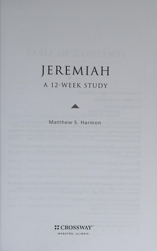 Jeremiah: A 12-Week Study (Knowing the Bible)