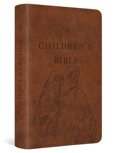 ESV Children's Bible (TruTone, Brown, Let the Children Come Design)