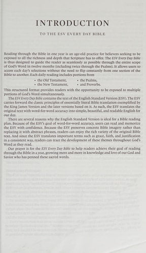 ESV Every Day Bible: 365 Readings through the Whole Bible (Paperback)