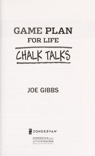 Game Plan for Life CHALK TALKS