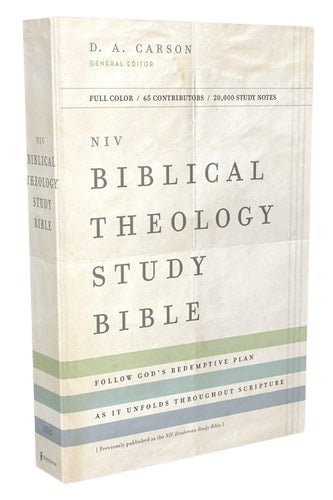 NIV, Biblical Theology Study Bible, Hardcover, Comfort Print: Follow God’s Redemptive Plan as It Unfolds throughout Scripture