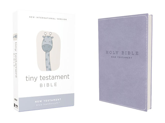 NIV, Tiny Testament Bible, New Testament, Leathersoft, Blue, Comfort Print