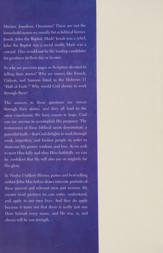 John MacArthur ,12 UNLIKELY HEROES HC