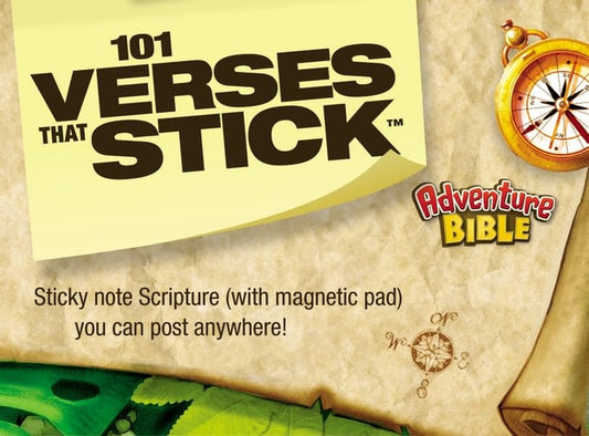 101 Verses that Stick for Kids based on the NIV Adventure Bible: Bible Verses for Your Locker or Home (Verses that Stick / Adventure Bible)