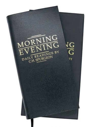Morning and Evening Black Leather (Daily Readings)