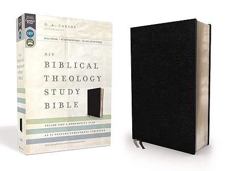 NIV, Biblical Theology Study Bible (Bonded Leather, Black)