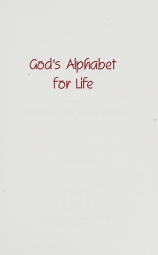 God's Alphabet for Life: Devotions for Young Children