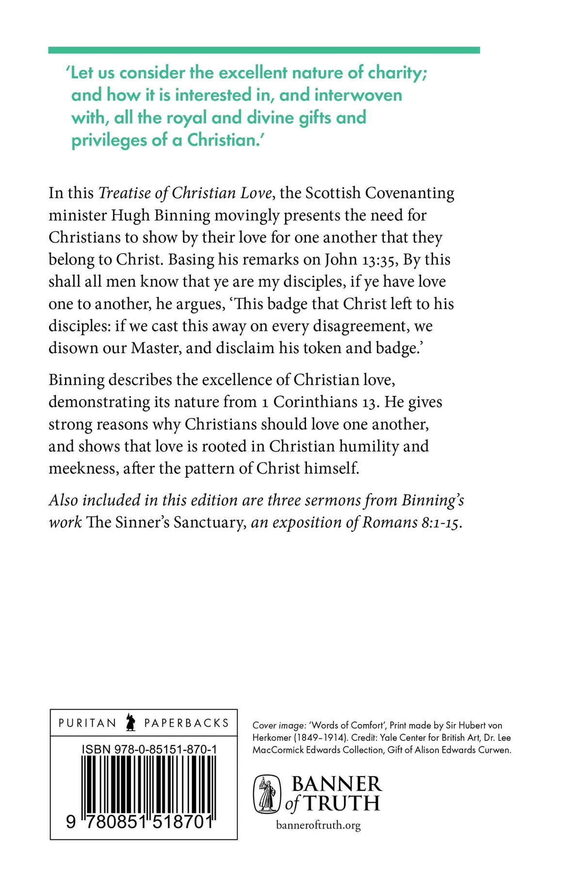 Christian Love (Puritan Paperbacks)